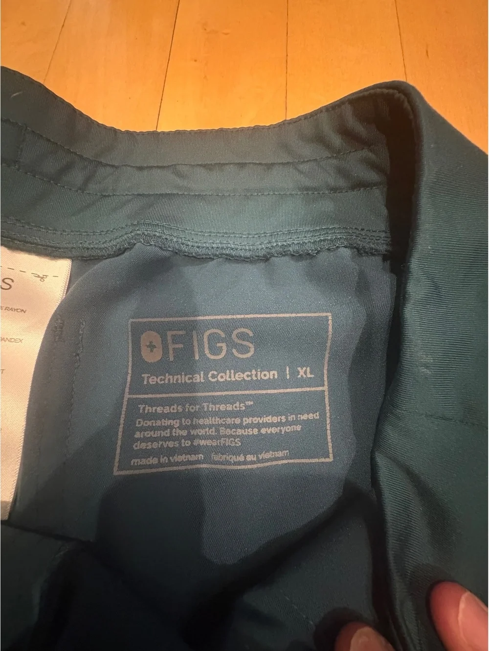 FIGS Technical Collection XL Scrub Pants in Teal